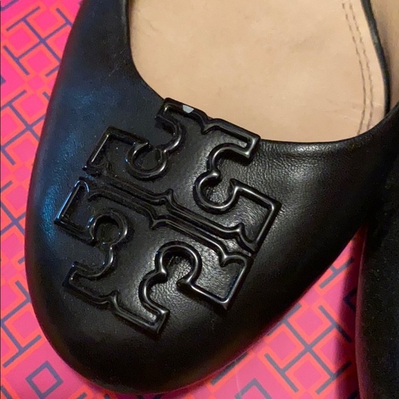 Tory Burch Black Flats - Picture 2 of 3